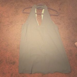 Olive green dress